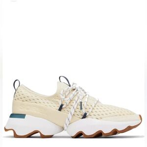 Sorel Kinetic Impact Sneakers – Cream/Blue Women’s 9.5 Preowned